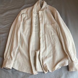 Madewell Oatmeal color Flannel